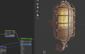Udemy - Modeling And Texturing Practice in Blender - Old Lamp