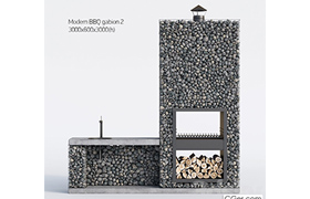 Modern barbecue from Gabion 2