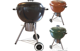 Street grill barbecue Weber One - Touch Gold Charcoal Grill