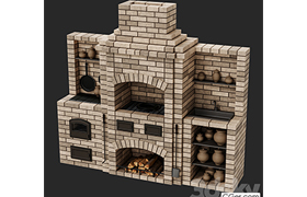 Brick oven barbecue