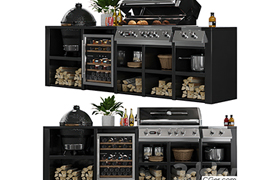 Outdoor Kitchen Garden BBQ