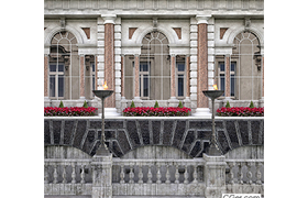 The facade Fleet Street Historical Building London