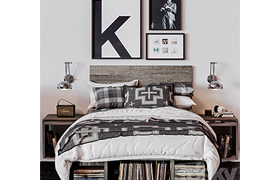 RH EMMETT STORAGE BED